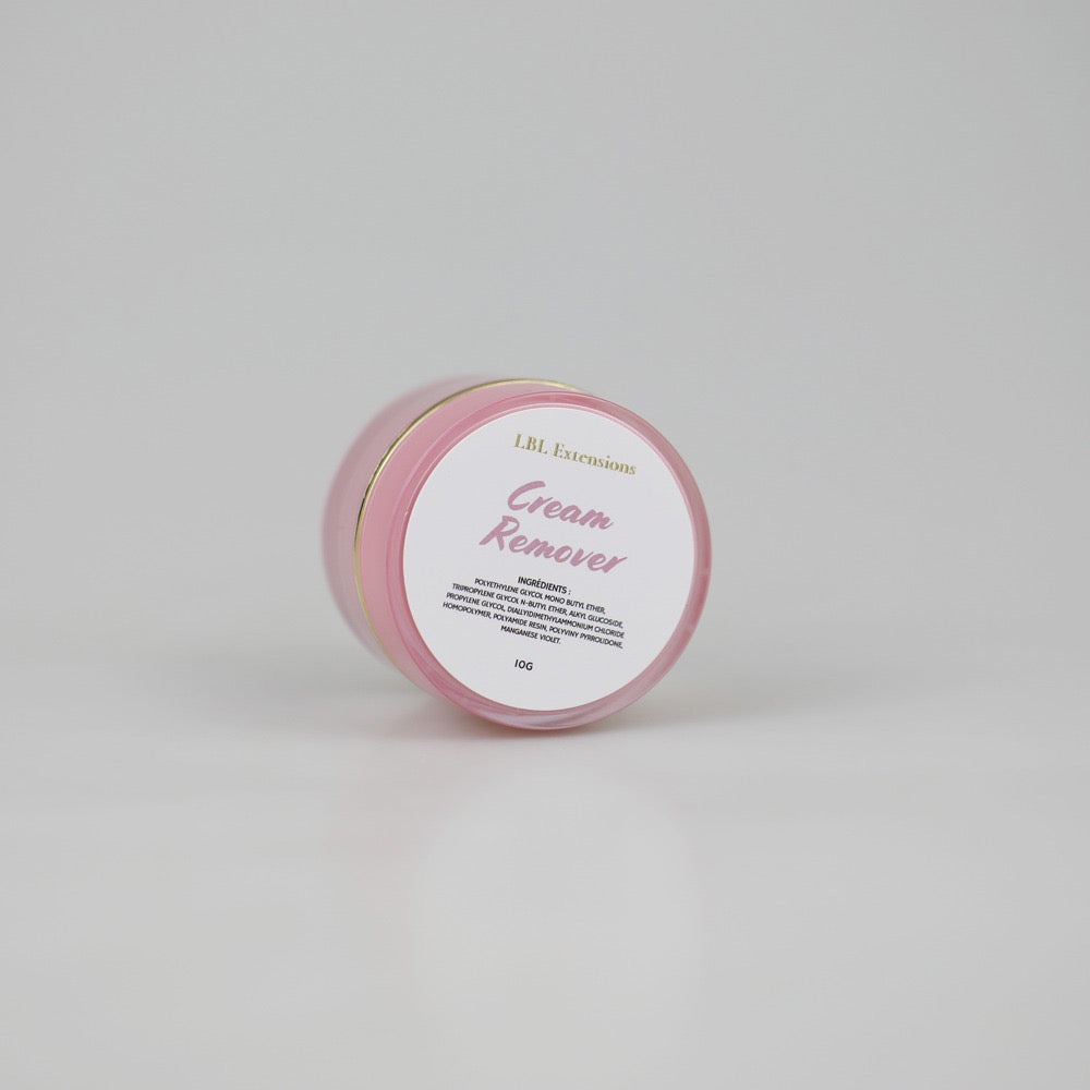 Dissolvant Crème pour Extensions de Cils