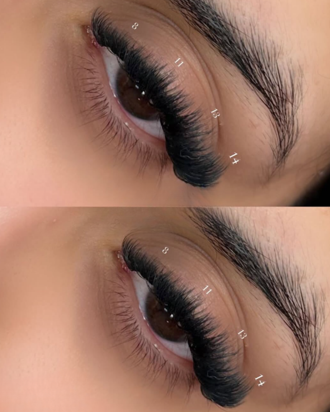 Boitier de cils volume et méga volume noir
