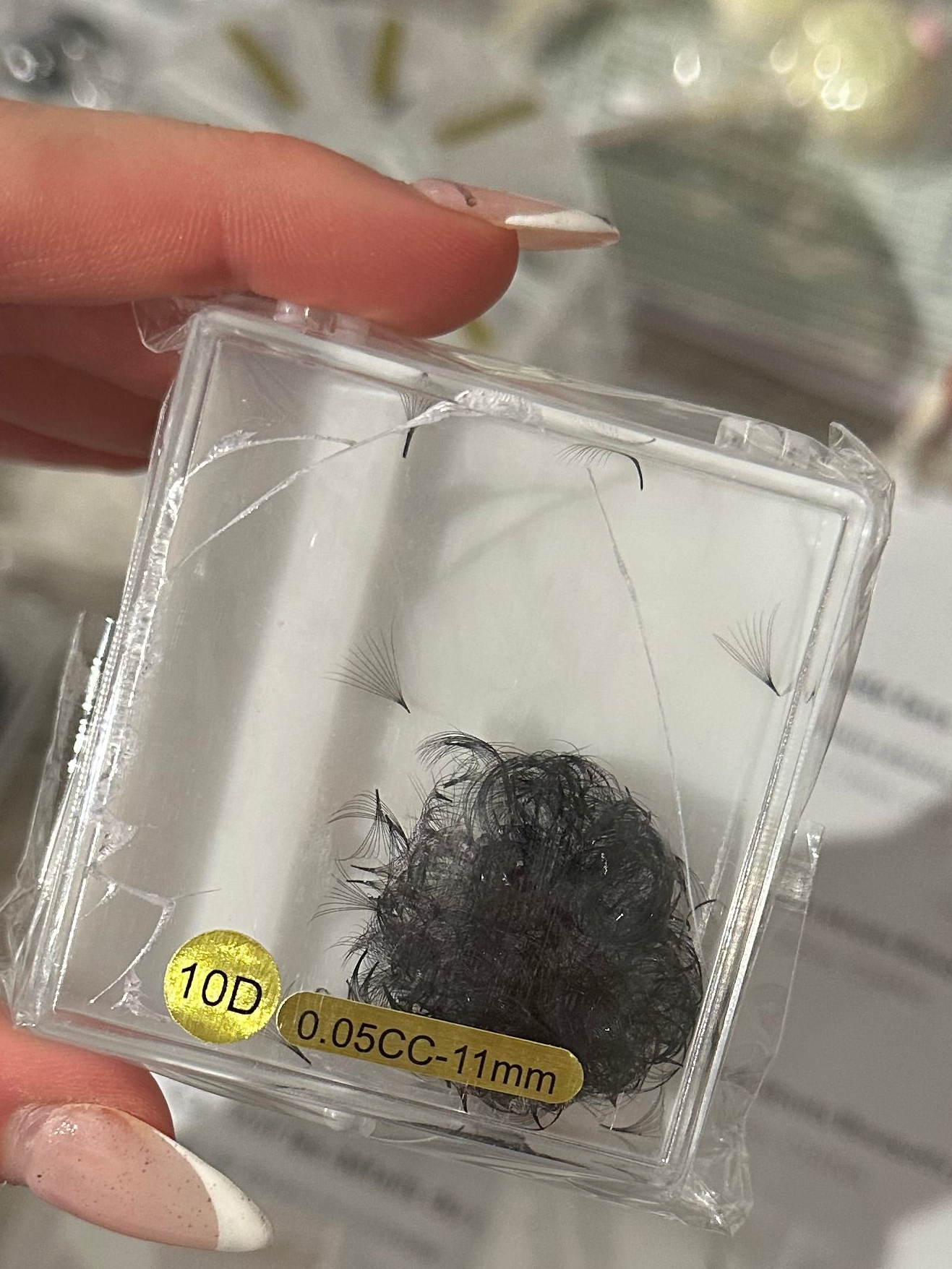 Bouquet de cils préfets (boîtier endommagé)