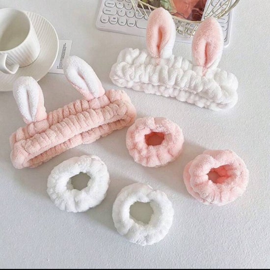 Bandeau lapin 2 en 1